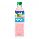 Coconut water with peach flavor  500ml Pet bottle 2