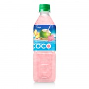 Coconut water with peach flavor  500ml Pet bottle 2