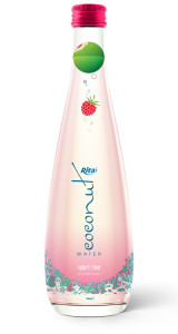 Coconut with raspberry glass bottle 300ml