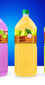 Design Pet Bottle 2L tropical fruit drinks