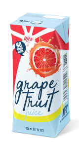 Fresh Grapefruit juice 200ml aseptic