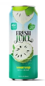 Fresh Soursop fruit Juice 500ml