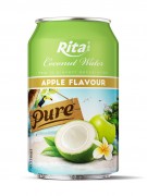 High quality Rita coconut water with apple 330ml short can