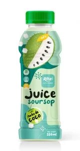 Juice with nata de Coco 330ml Pet 01