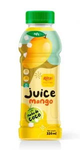 Juice with nata de Coco 330ml Pet 02