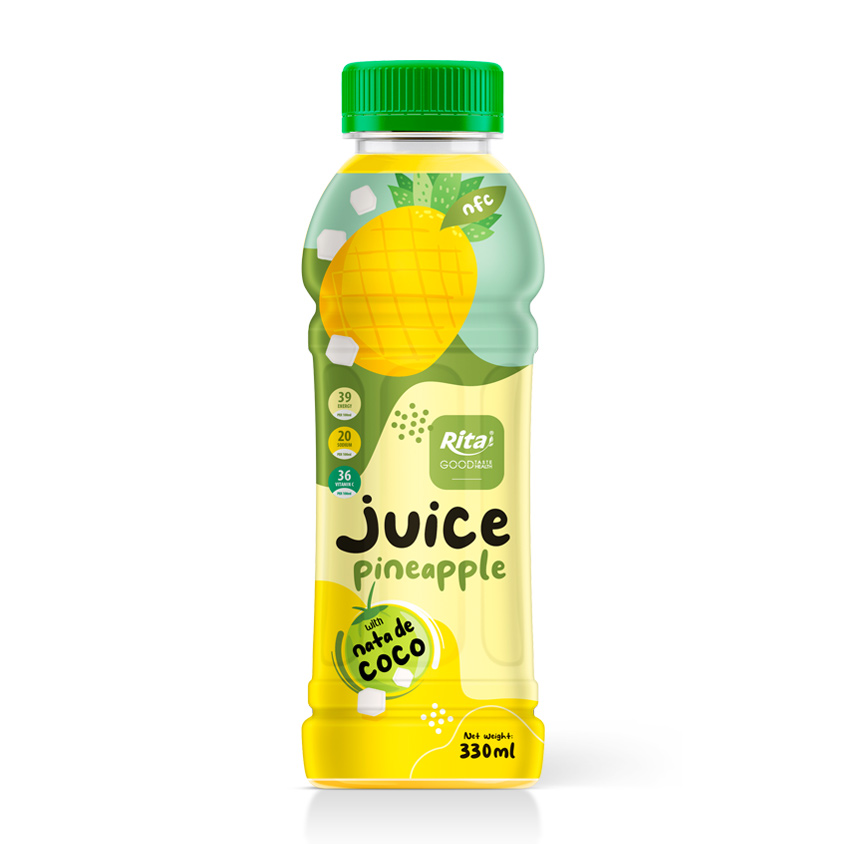 Juice with nata de Coco 330ml Pet 04
