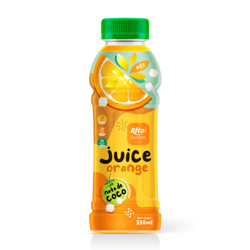 Juice with nata de Coco 330ml Pet 05