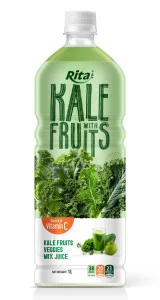 Kale fruits with Veggies mix juice Vitamin C 1L pet