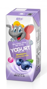 Kids Yogurt with blueberry flavor 200mlweb
