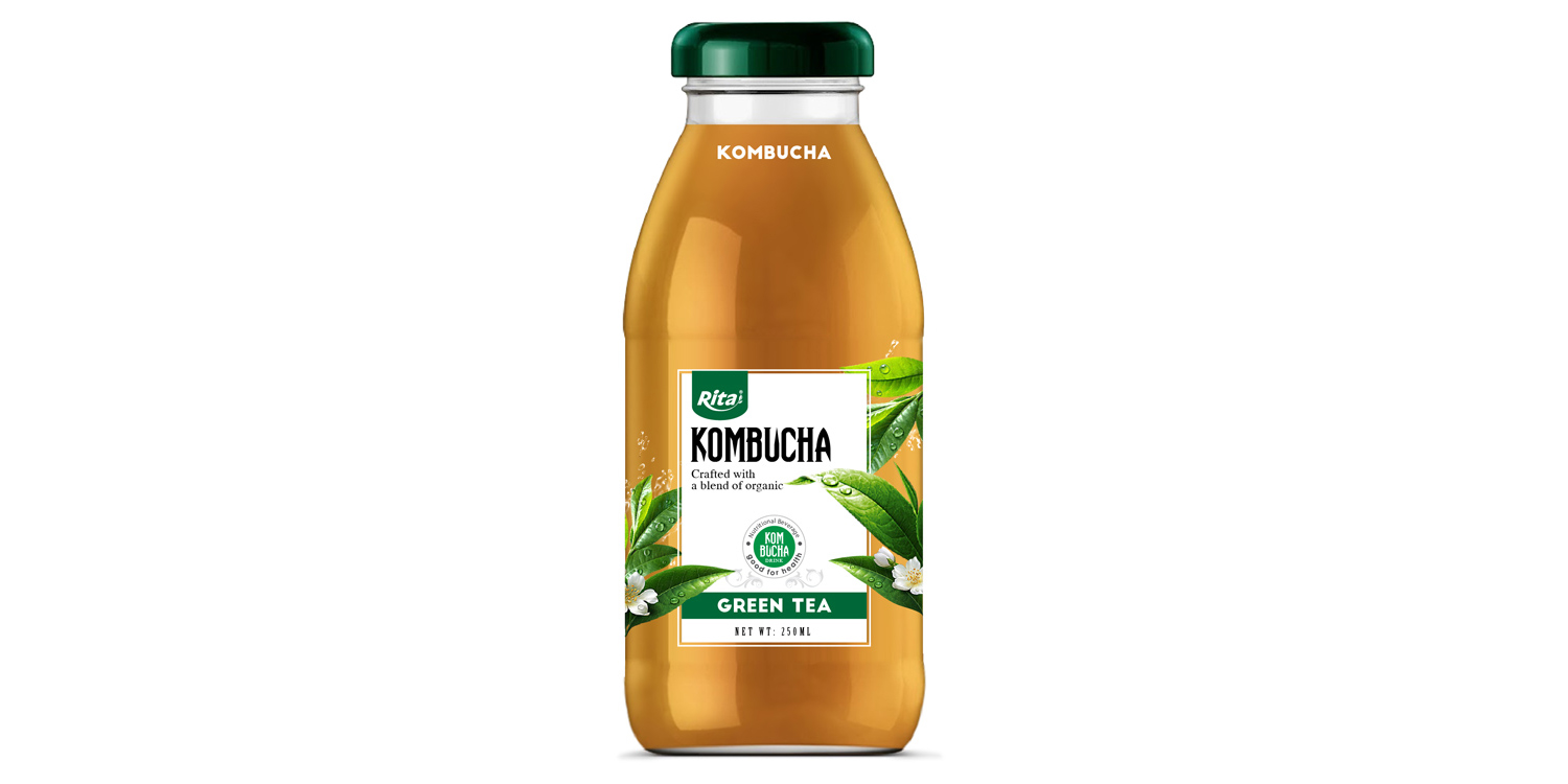 Green tea Kombucha fresh juice 250ml RITA Beverage