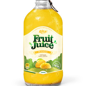 Mango fruit juice 340ml glass bottle 