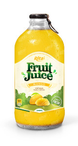 Mango fruit juice 340ml glass bottle 