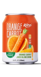 Best Orange Carrot 250ml short can ( 8.4 Fl Oz)