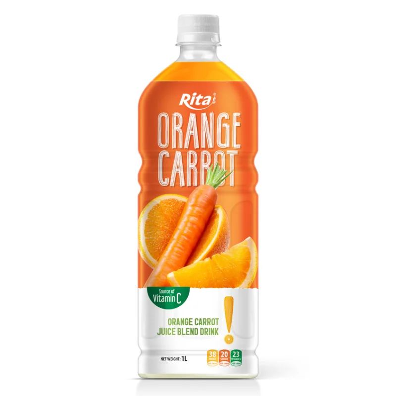 Orange Carrot Juice Blend Drink Vitamin C 1L RITA Beverage