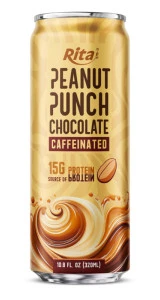 Peanut Punch Chocolate Caffeinated 15G Protein 10.8 Fl Oz Cans