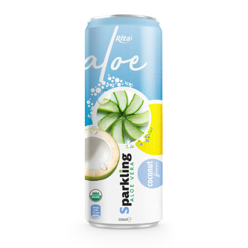 Private label brand Sparkling aloe vera coconut 320ml