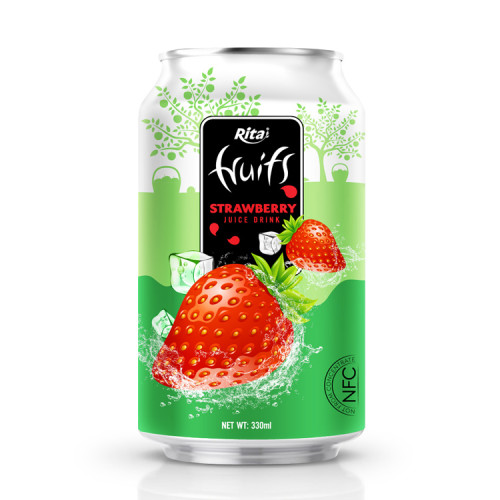 Private label products strawberry juice 330ml 1