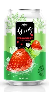 Private label products strawberry juice 330ml