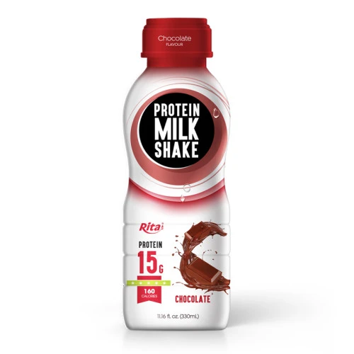 Protein Milk Shake with Chocolate flavor 330ml PP bottle 11.16 fl oz