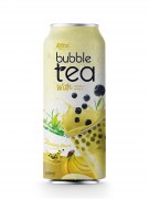 Bubble Tea with tapioca pearls Banana flavor