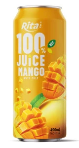 Rita 100% NFC Mango Juice with Pulp 16.5 Fl Oz Cans