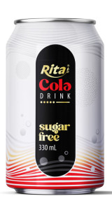 Sugar Free Cola Drink Carbonated 330ml Cans
