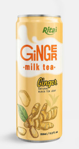 Ginger Milk Tea Natural Black Tea 320ml Sleek Can