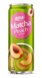320ml Cans Rita Peach Matcha Tea Drink