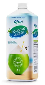 2L PP bottle Square Shape Natural Coconut water Nature's own isotonic