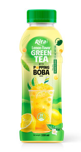 Rita Popping Boba Black Tea with Lemon Flavor