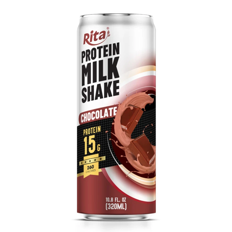Protein Milkshake Chocolate Flavor Rich Cocoa High Protein Drink - RITA Beverage