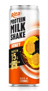 Protein Milkshake Honey Flavor Natural Sweetness High Protein Drink