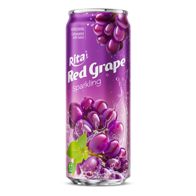 Rita Sparkling Red Grape 320ml Sleek Can