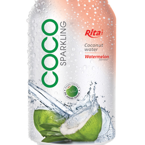 Sparking Coconut water with water melon 330ml