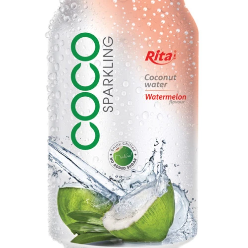 Sparking Coconut water with water melon 330ml 