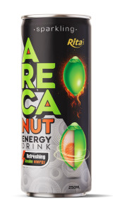 Sparkling Areca Energy drink 250ml Can