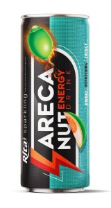 Sparkling Areca Energy drink 250ml Slim Can