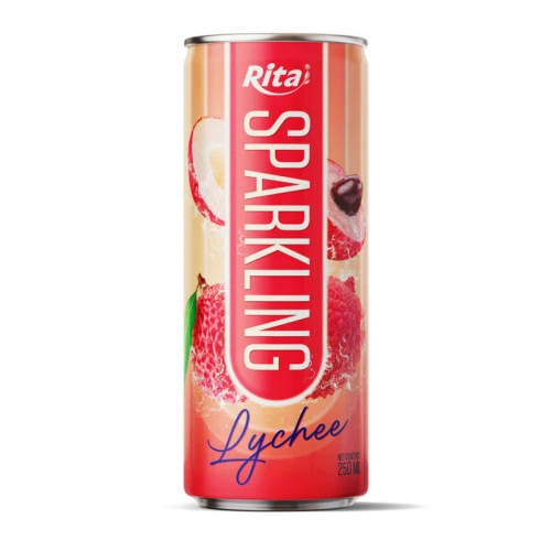 Sparkling drink fruit lychee 250ml cans