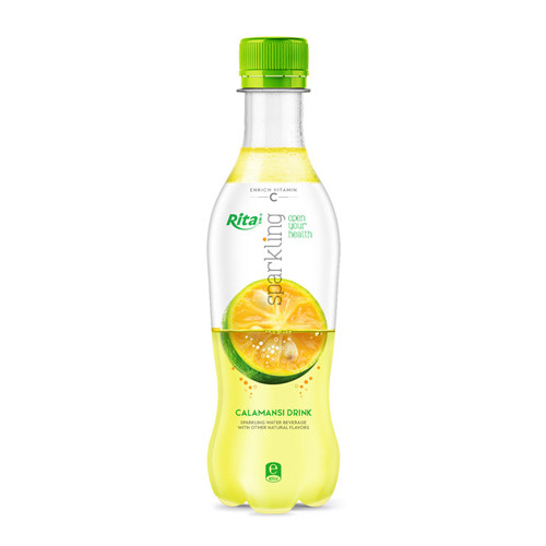 Sparkling fruit calamansi flavor 400ml Pet bottle rita web