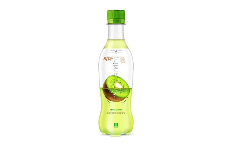 Sparkling fruit kiwi juice flavor 400ml Pet bottlerita web