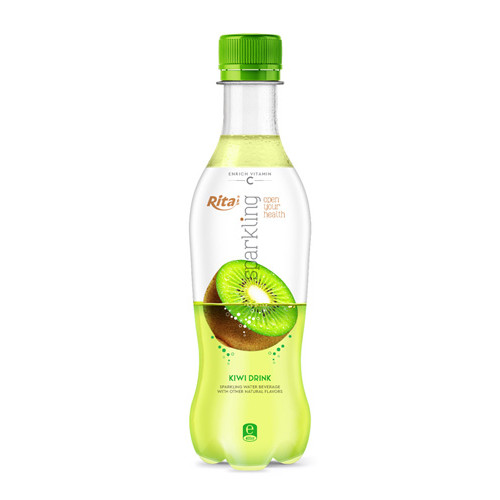 Sparkling fruit kiwi juice flavor 400ml Pet bottlerita web