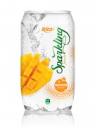 OEM sparking Mango juice drink in 350ml Pet Bottle 