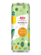 Sparkling Tea Drink Pineapple Flavor 330ml Can 