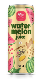 Watermelon with Ginger juice 320ml sleek can