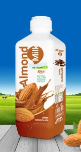 almond milk with chocolate 1000ml PP bottle