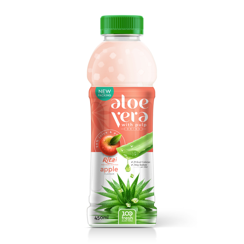 aloe vera with Pulp 450ml Pet