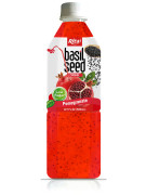 Low Sugar 500ml Bottle  Basil Seed Drink Pomegranate Flavor