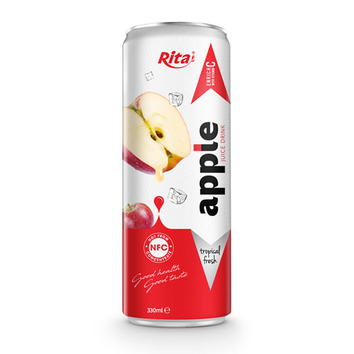 beverage distributors Fruit apple juice 330ml in can