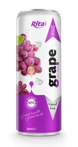 beverage distributors Fruit grape juice 330ml in can