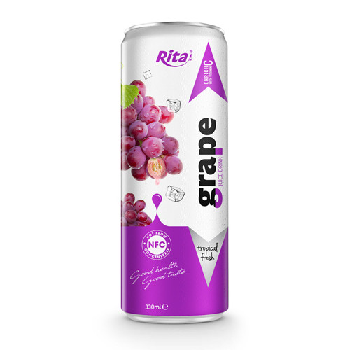 beverage distributors Fruit grape juice 330ml in can